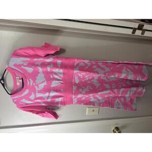 Victor Glemaud Stylish Pink Knit Dress - Size L
